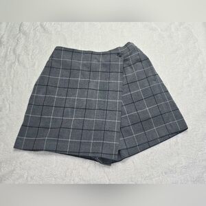 Uniqlo Gray Checkered Skort, Large